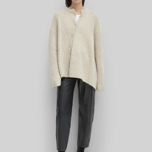 - Noma Asymmetrical Wool Blend Cardigan